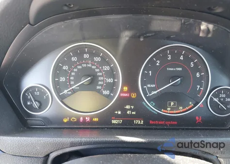 2015 BMW 335I xDrive из США, поврежденный, VIN WBA3B9G50FNR93411